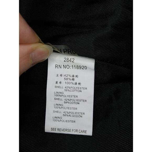 FRNCH Boxy Open Front Tribal Print Blazer Pockets Lined 3/4 Sleeve Size Medium - Picture 6 of 9